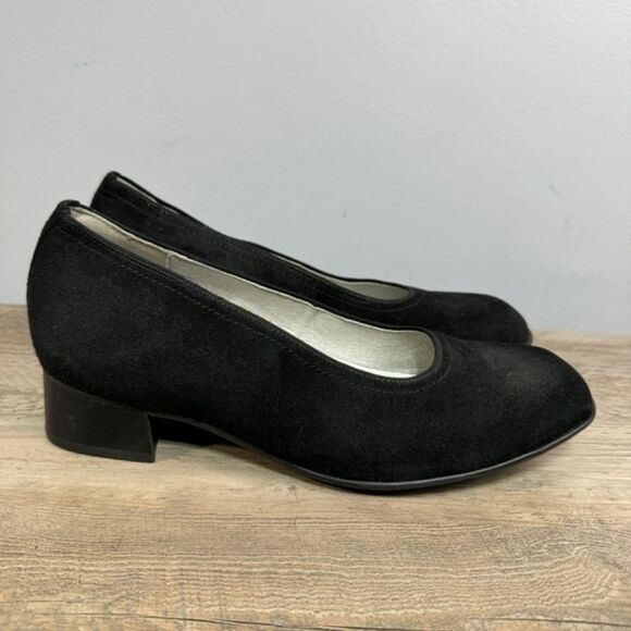 Waldlaufer Suede Heels Shoes sz 8 Slip On NEW # 3-EE - Picture 1 of 5